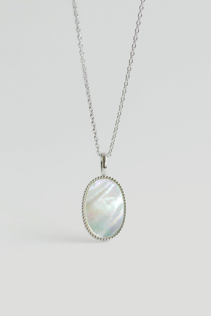 Naya Silver Necklace with Mother of Pearl